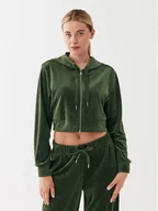 Bluzy damskie - ONLY Bluza 15302591 Zielony Cropped Fit - miniaturka - grafika 1