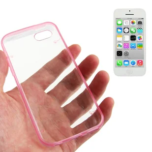 Twarde etui na telefon komórkowy Apple iPhone 5C Różowy - Etui i futerały do telefonów - miniaturka - grafika 1