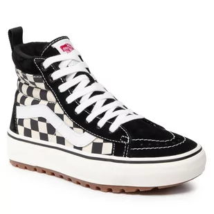 Vans Sneakersy Sk8-Hi Mte-1 VN0A5HZYA041 Black/White/Checkerboard - Trampki damskie - miniaturka - grafika 1