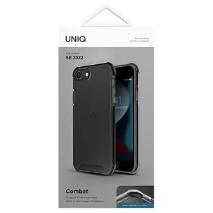 UNIQ etui Combat iPhone SE 2022 / SE 2020 /7/8 czarny/carbon black - Etui i futerały do telefonów - miniaturka - grafika 5