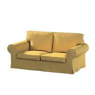 Pokrowce na meble - Dekoria pl pl Pokrowiec na sofę Ektorp 2-osobową rozkładaną model do 2012 zgaszony żółty 195 x 90 x 73 cm Cotton Panama 634-702-41 - miniaturka - grafika 1