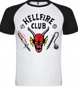 Koszulki męskie - KOSZULKA STRANGER THINGS HELLFIRE CLUB SPORTOWA r. S - miniaturka - grafika 1