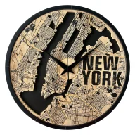 Zegary - Nowoczesny okrąły zegar w stylu loftowym W4-T51 - miniaturka - grafika 1