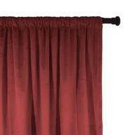 Zasłony - Zasłona Velvet Ve2231 | Czerwony 140 X 230 Cm - miniaturka - grafika 1