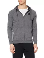 Kurtki męskie - Under Armour Męska bluza z kapturem Rival Fleece Fz Hoodie, oddychająca bluza dla mężczyzn, wygodna kurtka z dzianiny o dopasowanym kroju - miniaturka - grafika 1