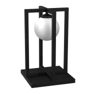 Lampy stojące - Loftowa czarna lampka nocna - 5X K384 Rimoso - miniaturka - grafika 1