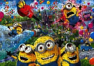 Puzzle - Puzzle Układanka 35 el : Minionki + Woreczek Z Nadrukiem - miniaturka - grafika 1