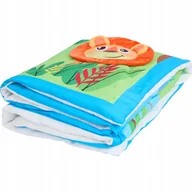 Maty edukacyjne - Mata do zabawy dla niemowląt 100 x 100 cm kolorowa dżungla - miniaturka - grafika 1