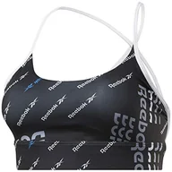 Biustonosze - Reebok Damski biustonosz sportowy Wor AOP - miniaturka - grafika 1