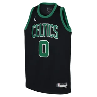 Koszulka dla dużych dzieci Nike Dri-FIT Swingman Boston Celtics Statement Edition - Czerń - Swetry męskie - miniaturka - grafika 1