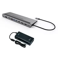 Gadżety USB - I-TEC I TEC Stacja dokująca USB C 3× 4K LCD + zasilacz 112W C31FLATPLUS112W - miniaturka - grafika 1