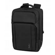 Plecaki szkolne i tornistry - Plecak męski na laptopa R-bag Muls Black - miniaturka - grafika 1