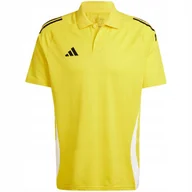 Koszulki męskie - Koszulka męska adidas Tiro 24 Competition Polo żółta IV9144 XL - miniaturka - grafika 1