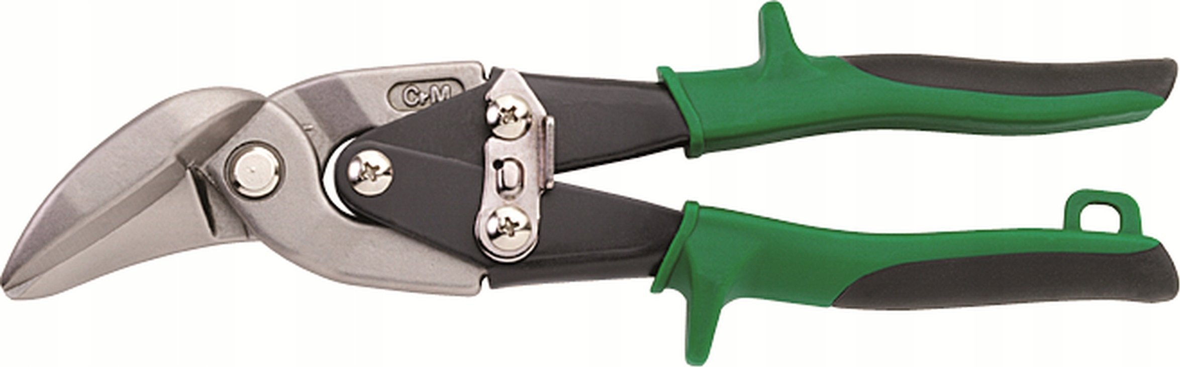 Bahco Freund Padidintos sverinės galios žirklės skardai, 240mm HRC 58-60, dėšininės, išlenktos