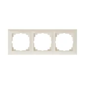 Wyłączniki światła i elektryczne - LEDart ELEKTRO - PLAST potrójna CARLA kremowy ELEKTRO - PLAST - miniaturka - grafika 1