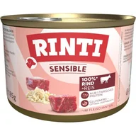 Mokra karma dla psów - RINTI Sensible 12 x 185 g Wołowina i ryż - miniaturka - grafika 1