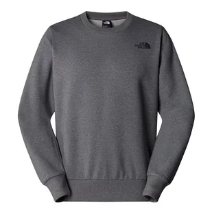 Bluza The North Face Simple Dome Crew 0A89FBDYY1 - szara - Bluzy sportowe męskie - miniaturka - grafika 1