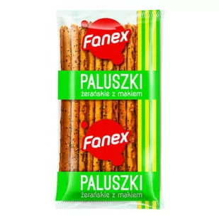 Fanex Paluszki z makiem 100 g - Krakersy - miniaturka - grafika 1