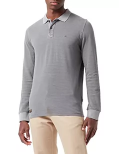 camel active Męska koszulka polo, szary (Stone Grey), XXL - Koszulki męskie - miniaturka - grafika 1
