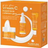 Zestawy kosmetyków damskich - go for glow…VITAMIN C Rozjaśnienie z efektem glow zestaw krem anti-aging na dzień i na noc 50ml + rozjaśniające serum Vit C 10% 30ml + rozświetlający - miniaturka - grafika 1