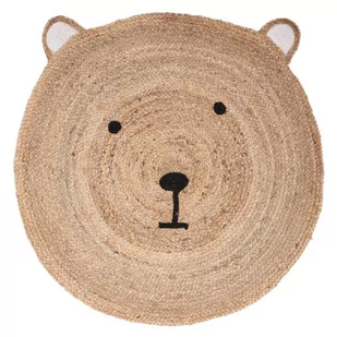Jutowy dywan dla dzieci Bear 100 cm 174207 - Dywany dla dzieci - miniaturka - grafika 1