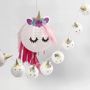 Lampion papierowy Biały 20 cm - Zabawki kreatywne - miniaturka - grafika 1