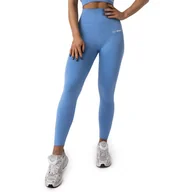 Spodnie sportowe damskie - Legginsy damskie GymBeam FLO Leggings Blue L - miniaturka - grafika 1
