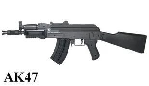 Karabin Szturmowy AK47 KAŁASZNIKOV SPETSNAZ / SPECNAZ ASG (nap. sprężynowy) na Kule 6mm ASG. - Karabiny ASG - miniaturka - grafika 1