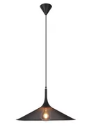 Lampy sufitowe - LUNO Lampa Wiszaca Kiruna L LUNO styl skandynawski metal czarny 50101203 - miniaturka - grafika 1