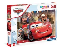 Puzzle - Clementoni Puzzle 24 Super Kolor Cars maxi - miniaturka - grafika 1