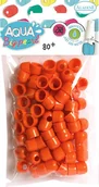 Scrapbooking - Aladine Koraliki, aqua big pearl, pomarańczowe, 80 sztuk - miniaturka - grafika 1