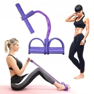 Gumy, taśmy, ekspandery - Ekspander na nogi do Ćwiczeń Nóg Ud Brzucha Fitnes - miniaturka - grafika 1