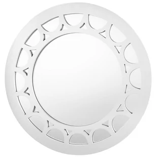 Beliani Lustro ścienne 80 cm srebrne LOLIF - Lustra - miniaturka - grafika 1