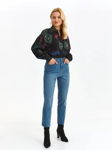 Spodnie damskie niebieskie - SSP4349NI spodnie długie - TOP SECRET - Odzieżowy sklep internetowy TOP SECRET - Spodnie damskie Spodnie damskie niebieskie - SSP4349NI spodnie długie - TOP SECRET - Odzieżowy sklep internetowy TOP SECRET - Spodnie damskie - miniaturka - grafika 1