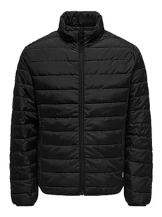 ONLY & SONS ONSBRON Quilt Jacket OTW VD męska kurtka pikowana, czarna, M, czarny, M - Kurtki męskie - miniaturka - grafika 1