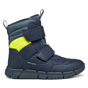 Śniegowce Geox J Flexyper B Abx J169XC 0FU50 C0700 S Granatowy - Buty dla chłopców - miniaturka - grafika 1