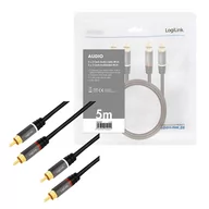 Kable - Pasywny LogiLink RCA 5.0m - miniaturka - grafika 1