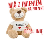 Maskotki i pluszaki - Miś z imieniem NA PREZENT - miniaturka - grafika 1