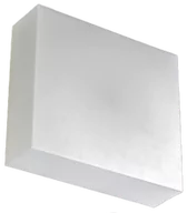 Lampy ogrodowe - Kwadratowa lampa ścienna Zaria AZ5236 LED 20W IP65 biała - miniaturka - grafika 1