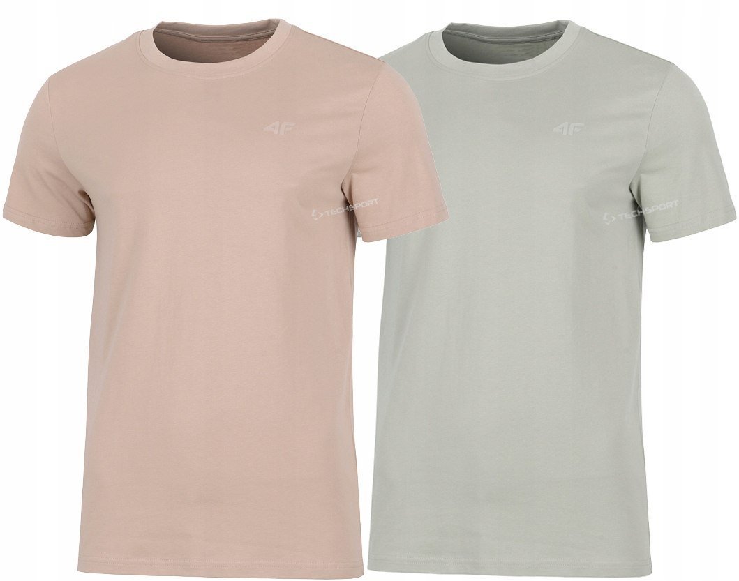 4F ZESTAW 2szt. 2-PAK MÄSKA KOSZULKA T-SHIRT 100% BAWEĹNA / rozm XXL