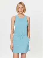 Sukienki - The North Face Sukienka letnia Never Stop Wearing NF0A7QCQ Błękitny Regular Fit - miniaturka - grafika 1