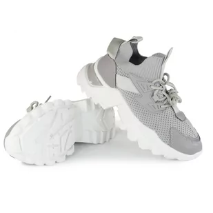 Buty sportowe Sneakersy Cabin H2148B szary - Sneakersy damskie - miniaturka - grafika 3
