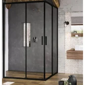 Kabiny prysznicowe - Ravak X1XMA0300Z1 Kabina prysznicowa naro$993na BLSRV2K-100 czarna szk$994o Transparent - miniaturka - grafika 1