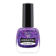 Lakiery do paznokci - Golden Rose, Keratin Glitter Nail Color, 414 Keratynowy lakier do paznokci - miniaturka - grafika 1