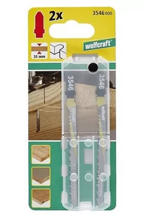 WOLFCRAFT brzeszczot 3546 do drewna/tworzywa - cięcia po krzywych (2szt.) 3546000 - Akcesoria do elektronarzędzi - miniaturka - grafika 2