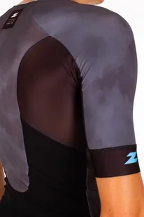 ZEROD Strój triathlonowy RACER TT SUIT dark atoll shad - Bielizna sportowa męska - miniaturka - grafika 13