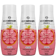 Syropy i koncentraty owocowe - 3x SYROP SODASTREAM PINK GRAPEFRUIT GREJPFRUT BEZ CUKRU KONCENTRAT 440 ml - miniaturka - grafika 1