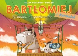 Mój pierwszy komiks 5+. Bartłomiej i Karmelek. Genialna niespodzianka. Tom 2 - Komiksy dla dzieci - miniaturka - grafika 1