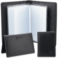 Pokrowce na ubrania - Małe Skórzane Etui na Karty Kredytowe Ochrona Rfid Kieszeń Tap&go Koruma - miniaturka - grafika 1