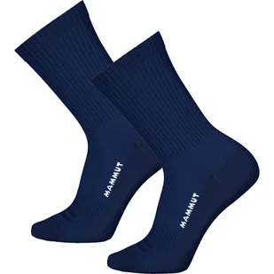 Skarpetki MAMMUT Everyday Crew Socks 3-Pack marine-white EU 39-41 - Skarpetki sportowe męskie - miniaturka - grafika 1